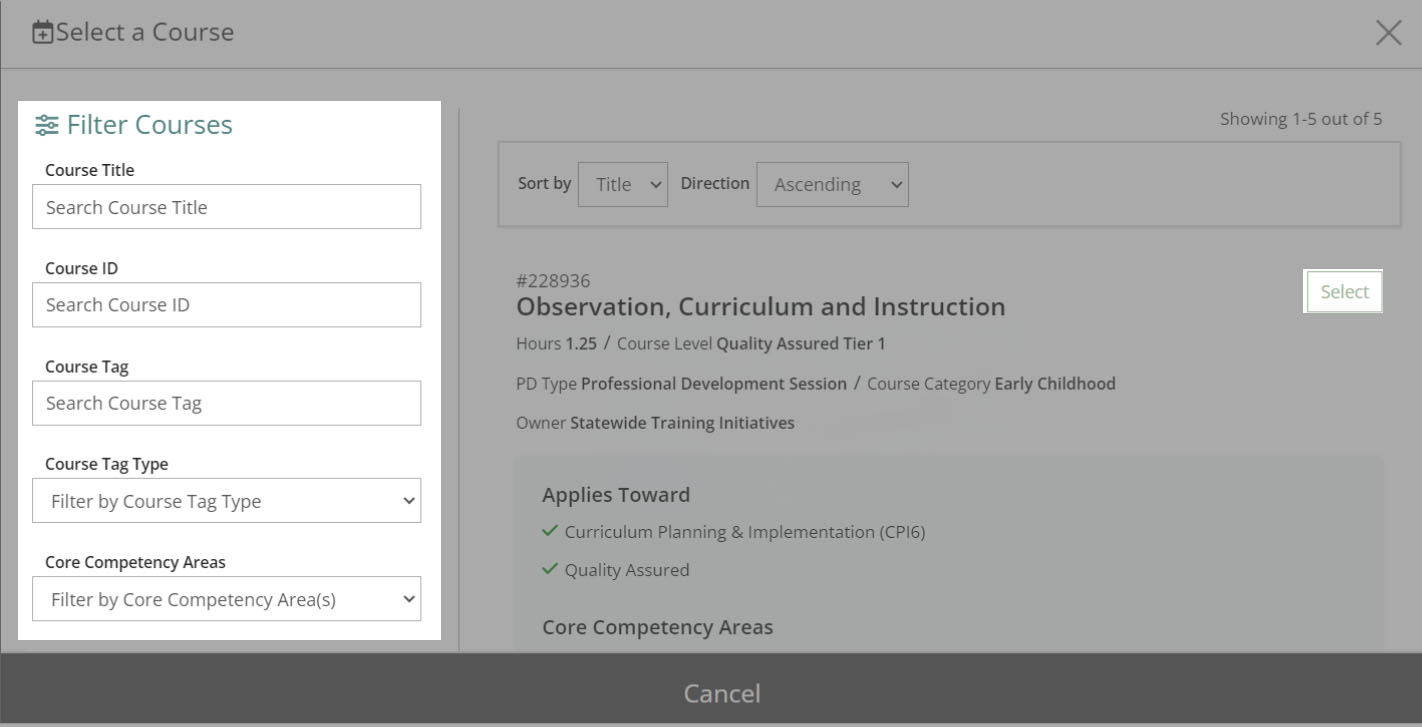 Scheduling A Professional Development Event Help Center