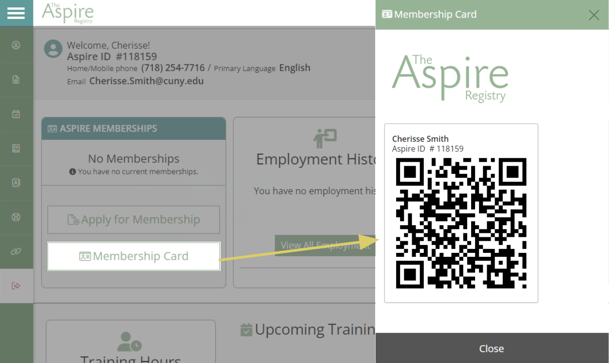 Your Aspire ID Number Help Center